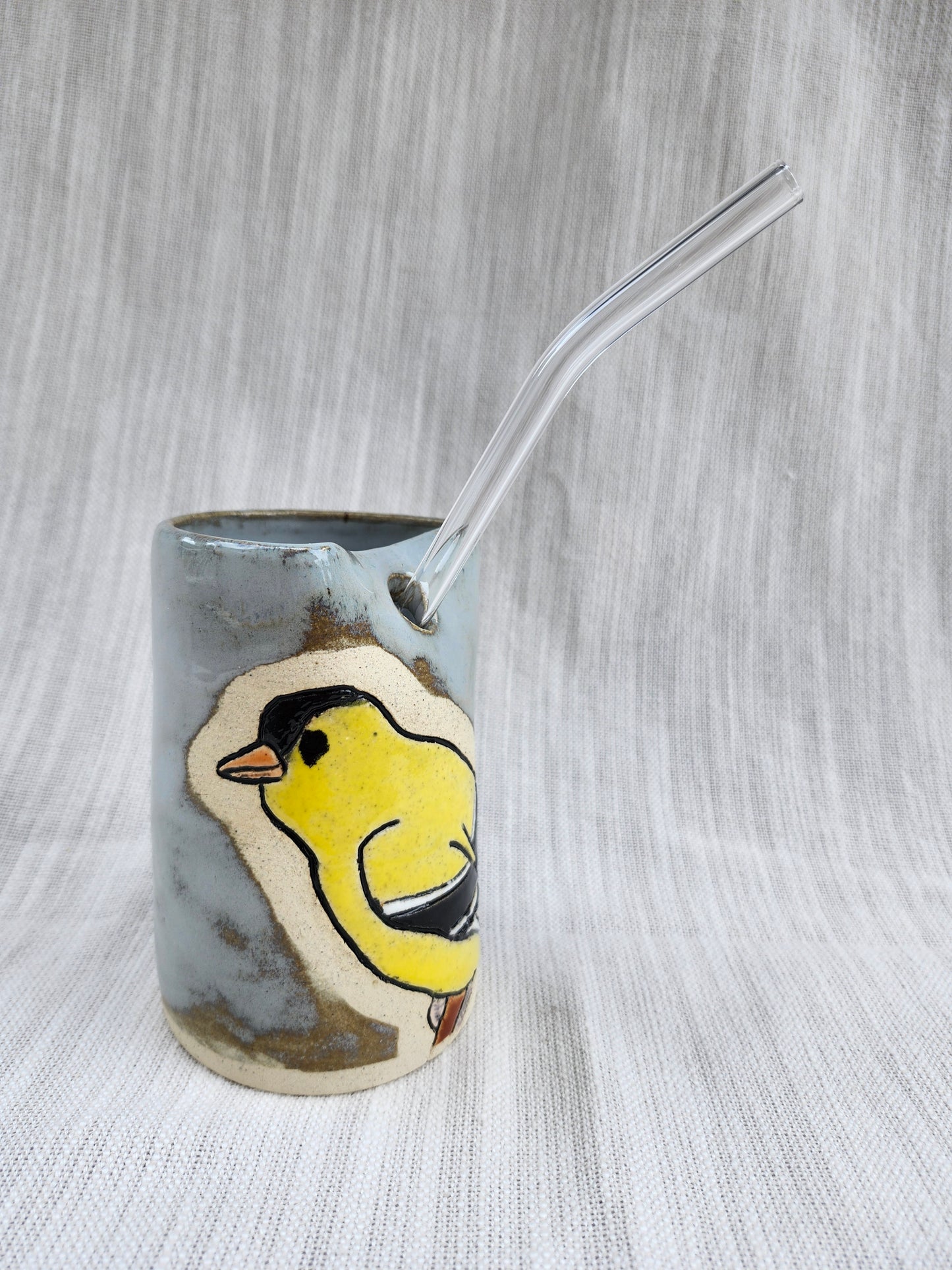Goldfinch Straw Tumbler