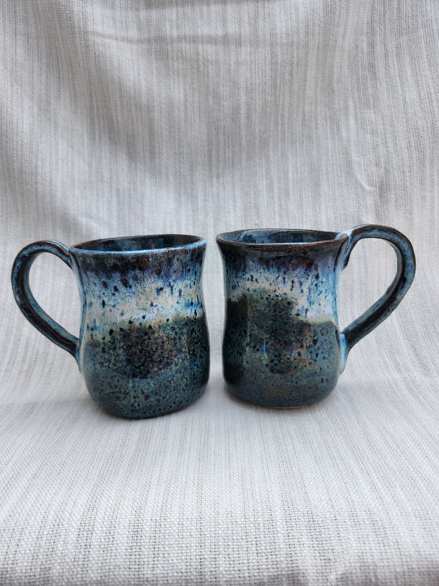 Mountain Sky Ceramic Mugs - Set of 2