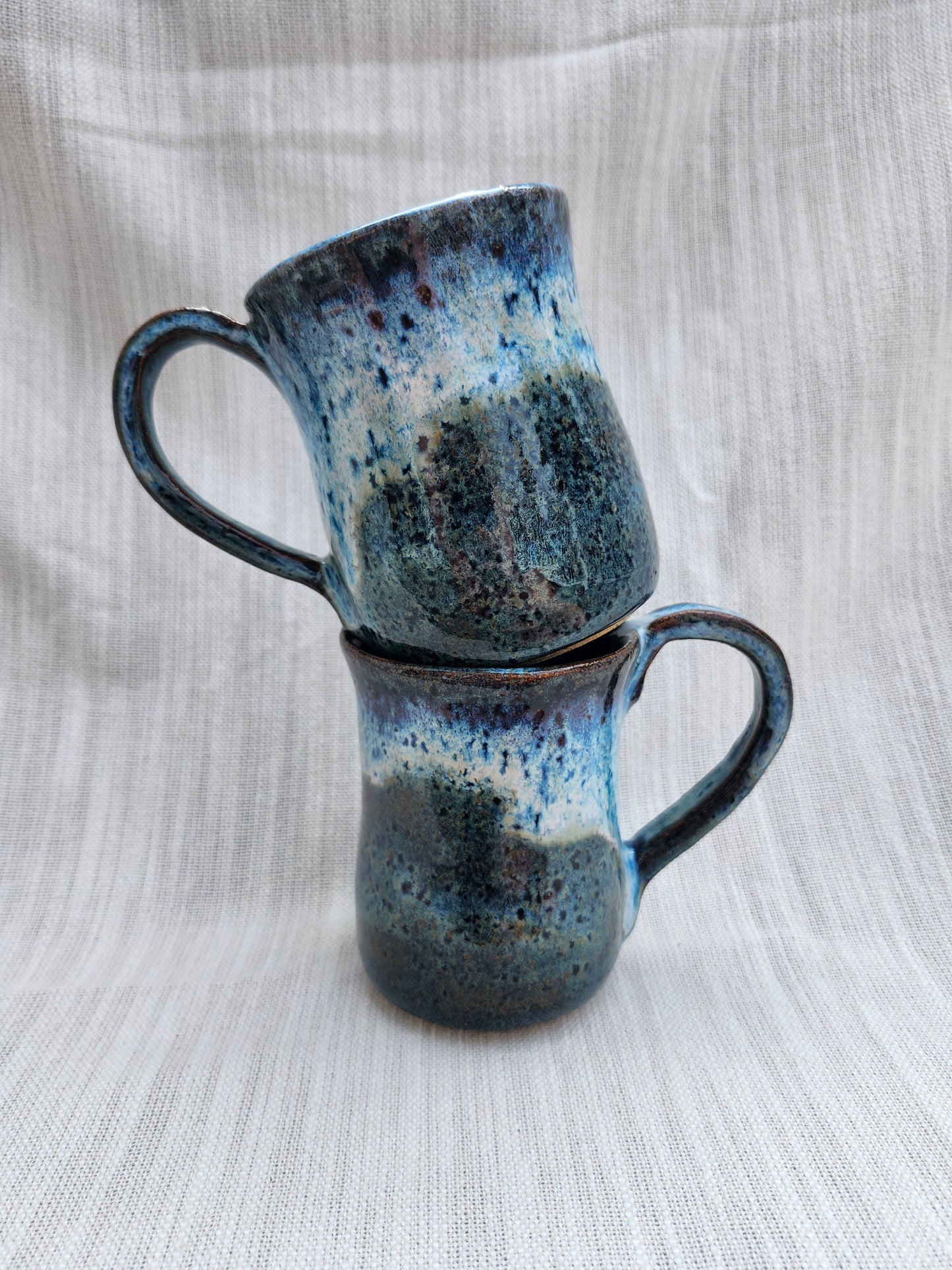 Mountain Sky Ceramic Mugs - Set of 2