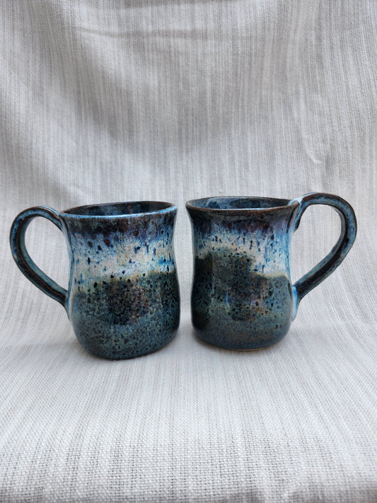 Mountain Sky Ceramic Mugs - Set of 2